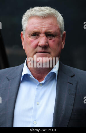 Newcastle upon Tyne, Großbritannien. 11 August, 2019. STEVE BRUCE, Newcastle United FC MANAGER, 2019 Credit: Allstar Bildarchiv/Alamy leben Nachrichten Stockfoto