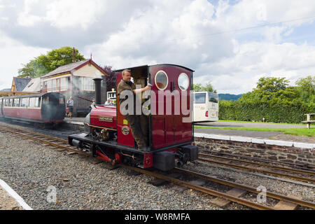 Maid Marian die Bala Lake Railway Schmalspur Dampflok 1903 erbaut als Steinbruch Lokomotive Stockfoto