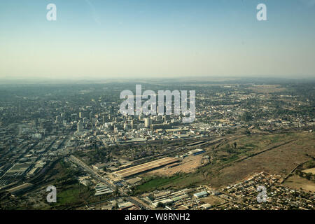 Luftaufnahmen von Harare, Simbabwe Stockfoto