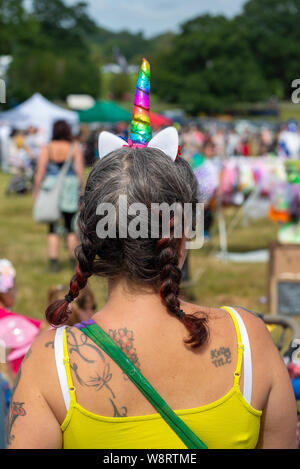 New Forest Fairy Festival, Burley, Ringwood, New Forest, Hampshire, England, Großbritannien Stockfoto