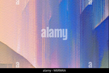 Bunte Öl Malerei abstrakte Kunst Textur mit Pinselstriche. Vintage Style Hintergrund mit Platz für Text. Gut für Banner, Design arbeiten und advertis Stockfoto