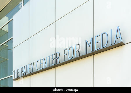 BEVERLY HILLS, CA/USA, 10. Mai 2015: Die pawley Zentrum für Medien. Die pawley Zentrum ist eine kulturelle Einrichtung, die Massenmedien zu studieren, entertai Stockfoto