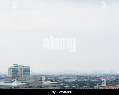 Skyline der Stadt Luftaufnahme. Stadtbild der Hauptstadt Bangkok, Stadtbild in Bangkok. Stockfoto