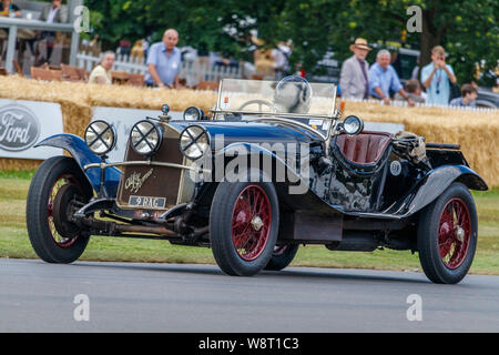 1929 Alfa Romeo 6C 1750 Zagato Rennwagen bei der Mille Miglia 2019 Goodwood Festival der Geschwindigkeit, Sussex, UK. Stockfoto