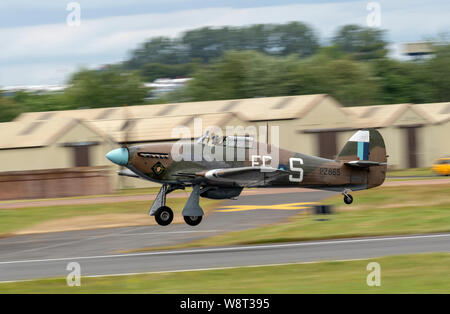 RAF BBMF Hawker Hurricane bei der Royal International Air Tattoo 2019 Stockfoto