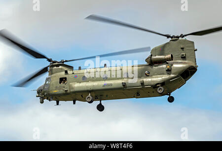 RAF Chinook Anzeige an der Royal International Air Tattoo 2019 Stockfoto