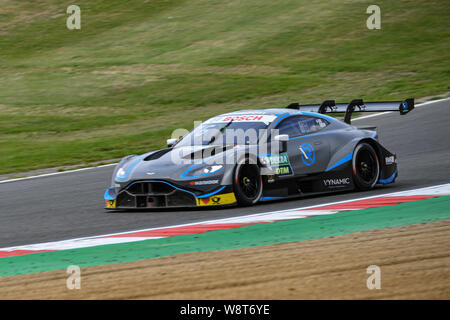 Kent, UK. 11. August 2019. Timo Glock (BMW Team RMR) während der DTM-Rennen 2 der DTM (Deutsche Tourenwagen)- und W-Serie in Brands Hatch GP-Strecke am Sonntag, 11. August 2019 in Kent, England. Credit: Taka G Wu/Alamy Live News Credit: Taka Wu/Alamy leben Nachrichten Stockfoto