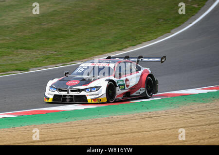 Kent, UK. 11. August 2019. Timo Glock (BMW Team RMR) während der DTM-Rennen 2 der DTM (Deutsche Tourenwagen)- und W-Serie in Brands Hatch GP-Strecke am Sonntag, 11. August 2019 in Kent, England. Credit: Taka G Wu/Alamy Live News Credit: Taka Wu/Alamy leben Nachrichten Stockfoto