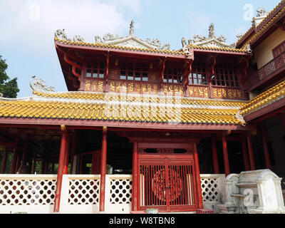 Phra Thinang Wehart Chamrun, Bang Pa-In Royal Palace, Thailand, Asien Stockfoto