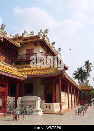 Phra Thinang Wehart Chamrun, Bang Pa-In Royal Palace, Thailand, Asien Stockfoto