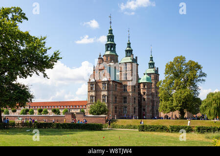 Schloss Rosenborg in Kopenhagen, ein Palast aus dem 17. Jahrhundert im Stadtzentrum von Kopenhagen, Rosenborg Slot, Kopenhagen Dänemark Skandinavien Europa Stockfoto