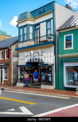 King Street Oyster Bar, 12 South King Street, Leesburg, Virginia Stockfoto
