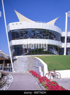 Dubai Creek Marina, Dubai Creek, Dubai, Vereinigte Arabische Emirate Stockfoto