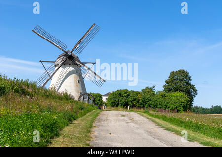 Seidla Manor Windmühle, eine holländische Windmühle in Albu, Estland Stockfoto