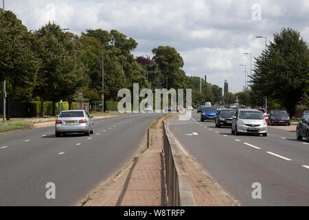 Die Autobahn M4 an der Osterley West London, England, Großbritannien Stockfoto