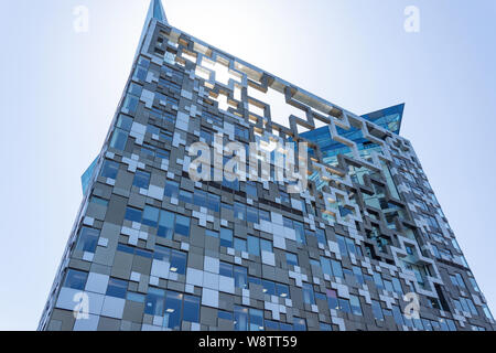 Der Cube, Wharfside Street, Birmingham, West Midlands, England, Großbritannien Stockfoto