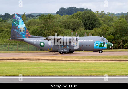 Pakistanische Hercules C-130 an der Royal International Air Tattoo 2019 Stockfoto