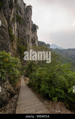 Xinwen Stein Meer globalen Geopark, Sichuan Provinz, China, Asien Stockfoto