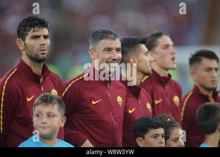 Rom, Italien. 11 Aug, 2019. Rom, Italien, 11. August 2019: KOLAROV bevor das Freundschaftsspiel AS ROMA VS REAL MADRID im Stadio Olimpico in Rom. Credit: Unabhängige Fotoagentur/Alamy leben Nachrichten Stockfoto