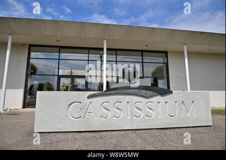 Le Cassissium (Cassis Museum und Fabrik), Vedrenne Nuits-Saint-Georges (Beaune) FR Stockfoto