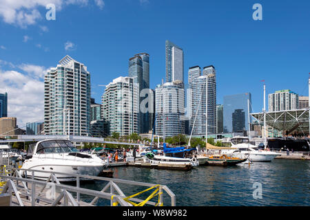 Harbour Front Sehenswürdigkeiten in Toronto, Ontario, Kanada Stockfoto