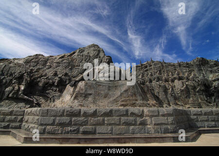 Blick auf die Website von Xanadu (Shangdu), der Hauptstadt von Kublai Khans Yuan Dynastie, in der Autonomen Region Innere Mongolei, China, 27. August 2010. Stockfoto