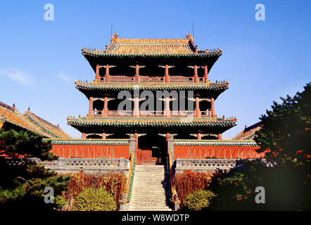 Ansicht des Phoenix Palace in Mukden Palace, auch als die Shenyang Imperial Palace, in Shenyang City bekannt, im Nordosten der Provinz Liaoning, China 15. Stockfoto