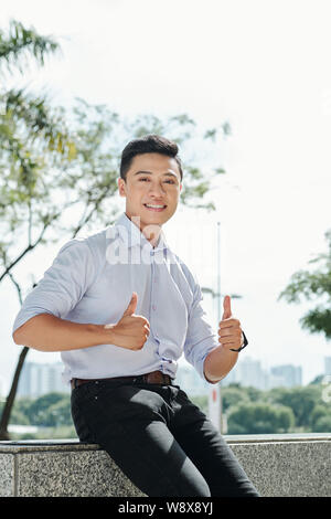 Erfolgreiche Jungunternehmer Stockfoto