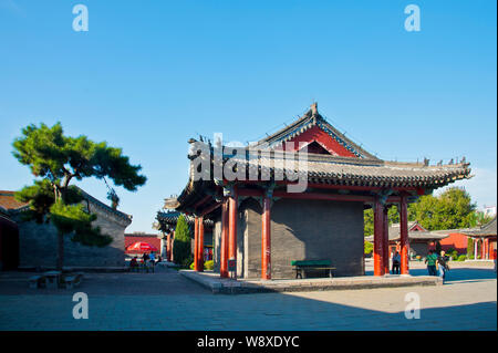 Blick auf die Paläste der Mukden Palace, auch als die Shenyang Imperial Palace, in Shenyang City bekannt, im Nordosten Chinas Provinz Liaoning, 4. September 20. Stockfoto