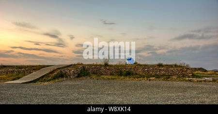 Blick auf die Website von Xanadu (Shangdu), der Hauptstadt von Kublai Khans Yuan Dynastie, in der Autonomen Region Innere Mongolei, China, 25. September 201 Stockfoto