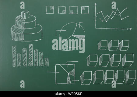 Abbildung auf Tafel Stockfoto
