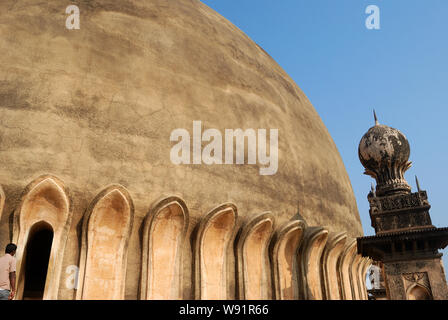 Gol gumbaz Mausoleum von König adhil Shah von bijapur, Karnataka, Indien Stockfoto