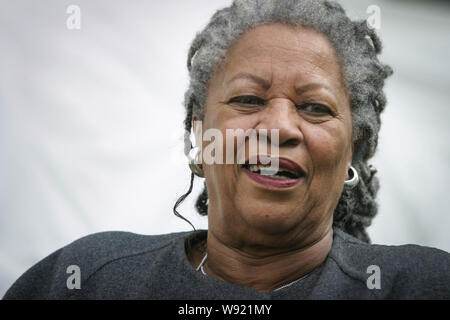 Toni Morrison, amerikanische Nobelpreisträger Thema gewinnen. Stockfoto