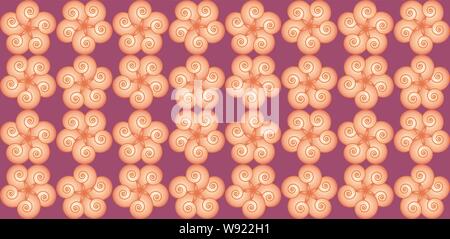 Nahtlose floralen oder geometrischen Muster Textur Hintergrund. Vector Illustration Stock Vektor