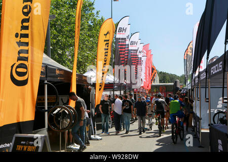 Sea Otter Europa2019 Bike Show in Girona, Spanien Stockfoto