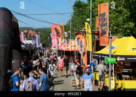 Sea Otter Europa2019 Bike Show in Girona, Spanien Stockfoto