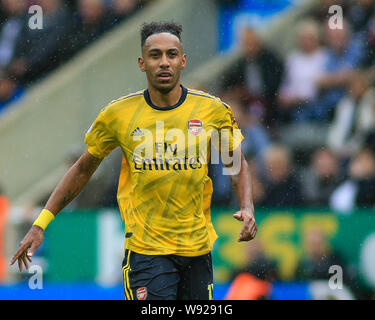 11. August 2019, St. James Park, Newcastle upon Tyne, England; Premier League Fußball, Newcastle gegen Arsenal: Pierre-Emerick Aubameyang (14) von Arsenal während des Spiels Credit: Craig Milner/News Bilder der Englischen Football League Bilder unterliegen dem DataCo Lizenz Stockfoto