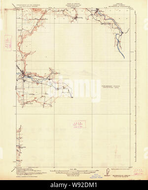 USGS Topo Karte Texas Brownsville 282282 1921 62.500 Wiederherstellung Stockfoto