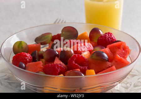 Salat von frischen Früchten Stockfoto