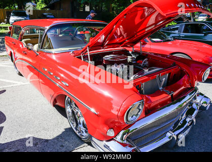 Vintage American Hot Rods in Alliston, Ontario, Kanada Stockfoto