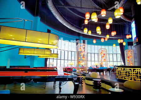 Innenansicht des Atelier im Club Med Resort in Guilin Yangshuo County, der Stadt Guilin, South China Guangxi Zhuang autonomen Region, 20. Oktober 2013 Stockfoto