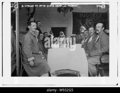 A in Nova Scotia Ward, Le Touquet zu verbreiten Stockfoto