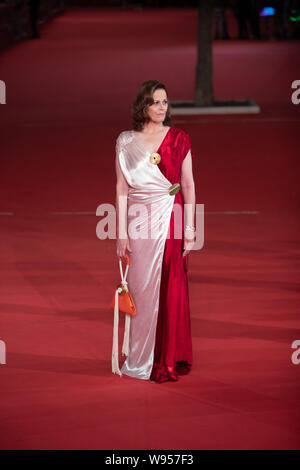 Sigourney Weaver beachtet bei Rome Film Festival Stockfoto
