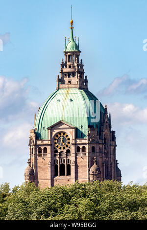 Turm des Neuen Rathauses Stockfoto