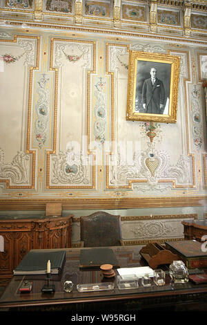 Mustafa Kemal Atatürks, die Zimmer im Dolmabahçe-Palast in Istanbul, Türkei. Palace ist Verwaltungszentrum des Osmanischen Reiches von 1856 bis 1922 Stockfoto