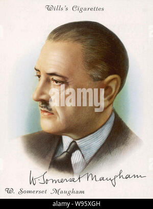 W. Somerset Maugham (1874-1965), Schriftsteller und Dramatiker ungefähr 1935 Stockfoto