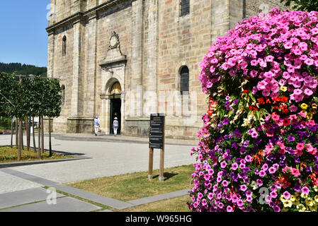 Kathedrale von Malmedy Stockfoto