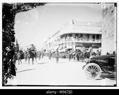 Allenby Parade & inv. d. h., investitur Dez. 11, 1917 Stockfoto