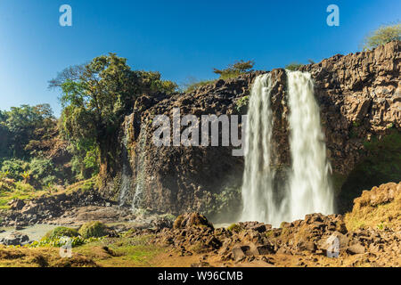 Blue Nile fällt Tis Issat in Äthiopien, Afrika Stockfoto