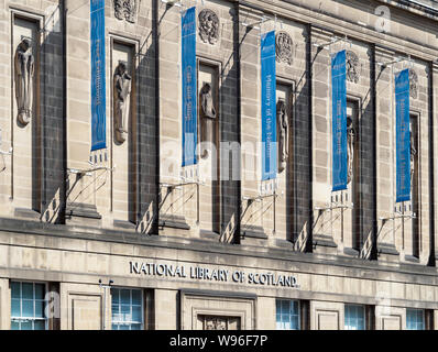 Die Nationale Bibliothek von Schottland, George IV Bridge, Edinburgh EH1 1EW, Großbritannien. Stockfoto